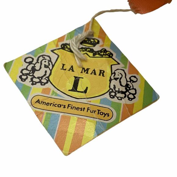 Vintage La Mar Toy Puppy Dog Stuffed Plush Soft Fur Furry 50’s 60’s Rare Spaniel - Picture 3 of 12